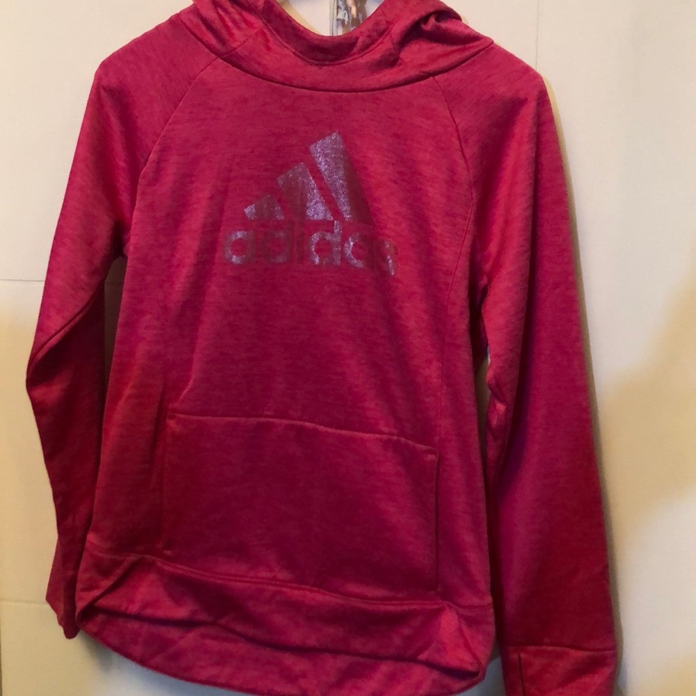 Girls large Adidas hoodie